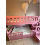 hoogslaper 80x160 met trap en glijbaan